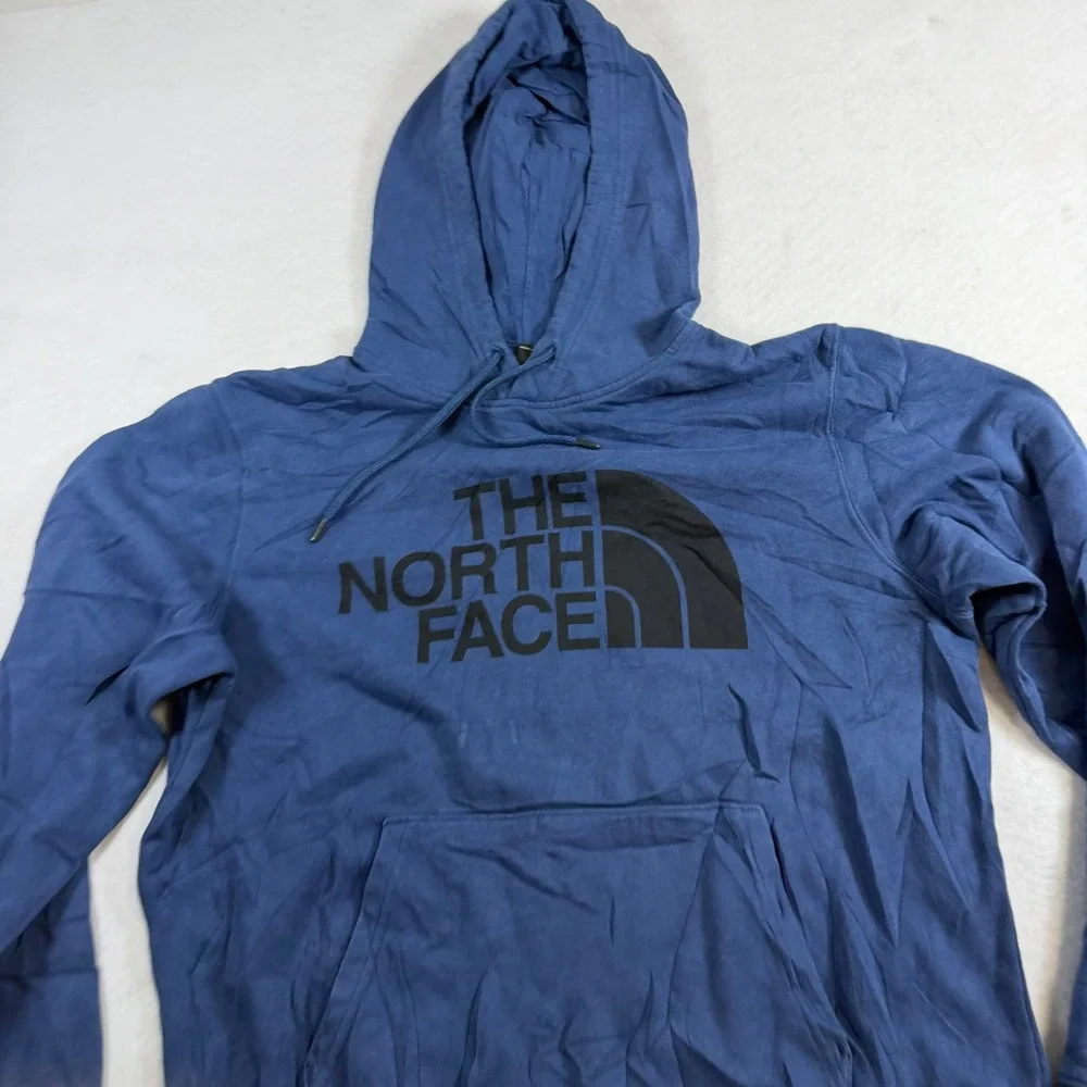 The North Face Mens Blue Logo Pullover Hoodie Sweatshirt Large NF0A3X8C